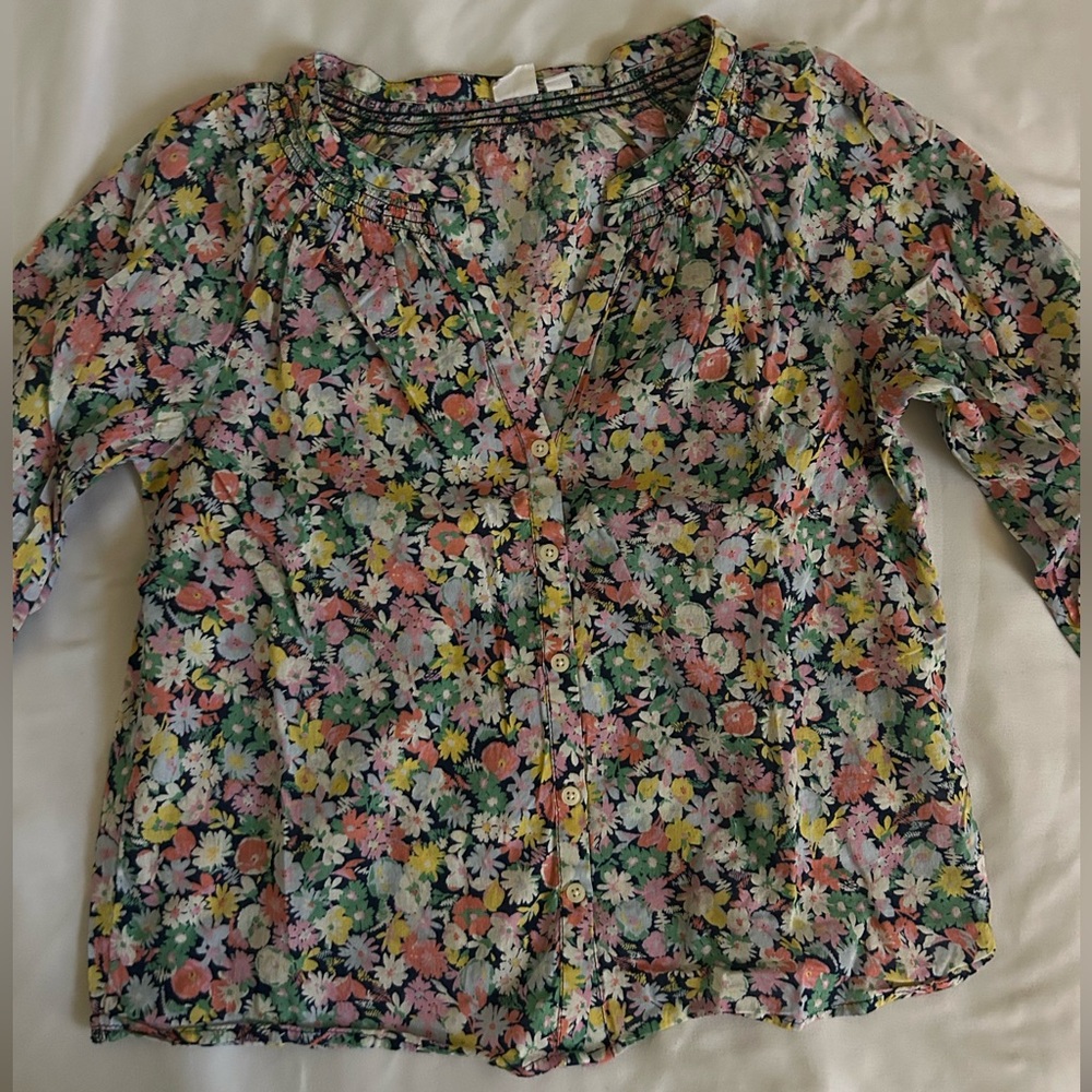 GAP Multicolor Floral Blouse